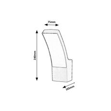 Rabalux 7504 - LED Vonkajšie nástenné svietidlo PALANGA LED/12W/230V IP44