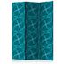 Paraván Geometric Turquoise Dekorhome 135x172 cm (3-dielny)