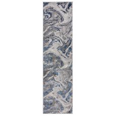 Flair Rugs koberce Behúň Eris Marbled Navy - 80x300 cm