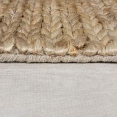 Flair Rugs , Kusový koberec Drew Braid Border Natural, 160x230, béžová, chodba / predsieň