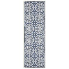 NORTHRUGS - Hanse Home koberce Behúň Twin Supreme 104130 Blue / Cream – na von aj na doma - 80x350 cm