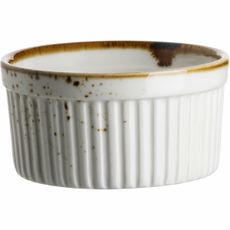 Mäser Zapekací miska Pintar White hnedé bodky 9 cm
