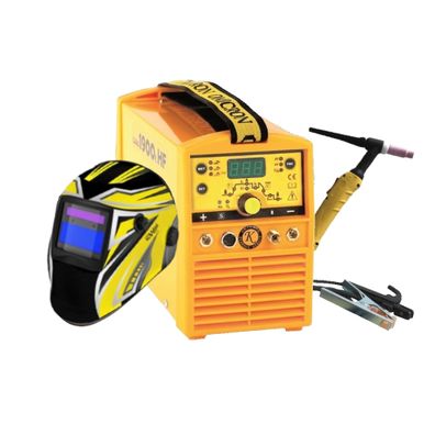 GAMA 1900L HF - invertorový zvárací zdroj + 25/3m káble + TIG horák 4m + kukla