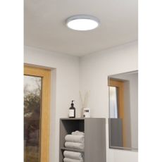LED stropné svietidlo v striebornej farbe FUEVA 5 – EGLO