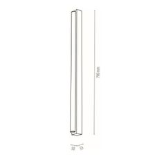 Spot-Light 8962174 - LED Kúpeľňové osvetlenie zrkadla AQUAVIVA LED/12W/230 IP44