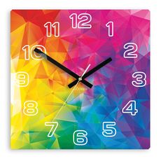 ModernClock Nástenné hodiny Emotions farebné