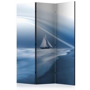 Paraván Lonely sail drifting Dekorhome 135x172 cm (3-dielny)