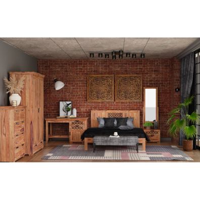 indickynabytok.sk - Komoda Mira 90x120x45 indický masív palisander