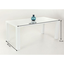 Jedálenský stôl rozkladací, biela vysoký lesk HG, 140-180x80 cm, ASPER NEW TYP 1