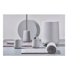 Svetlosivá porcelánová WC kefa Nova – Zone