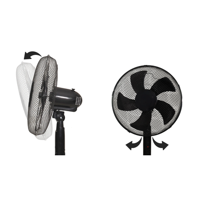 LONGWELL INDUSTRIAL LTD Stojanový ventilátor 45W, 3 režimy, 5 lopatiek, diaľkové ovládanie