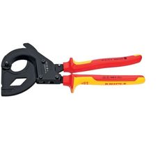 Káblové kliešte VDE KNIPEX 95 36 315 A, 315 mm - čierne, izolované viaczložkové puzdrá