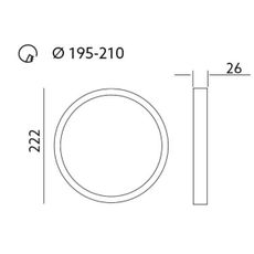 LED Podhľadové svietidlo SIGARO PT LED/18W/230V 4000K IP40