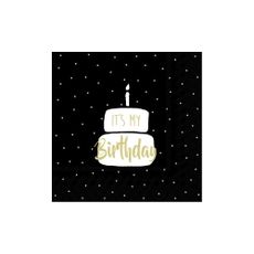 Papierové obrúsky v súprave 20 ks It's My Birthday - IHR