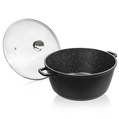 Orion Hrniec GRANDE pr. 32 cm skleněná pokrievka, 9,7 l