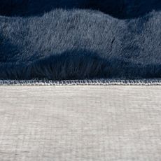 Flair Rugs , Kusový koberec Waffle Faux Fur Navy, 160x230, modrá, obývacia izba