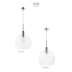 Jupiter 1578 - VIX T/M - Závesné svietidlo VIX E27/60W