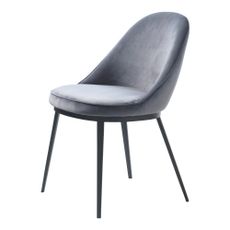 Sivá jedálenská stolička Gain – Unique Furniture