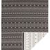 NORTHRUGS - Hanse Home koberce Kusový koberec Twin Supreme 103438 Kuba black creme – na von aj na doma - 80x150 cm