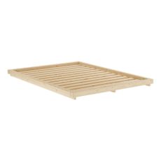 Dvojlôžková posteľ z borovicového dreva s roštom 160x200 cm Dock – Karup Design
