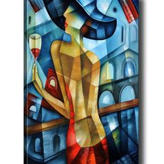 Wallity Obraz na plátne Cubism lady 50x70 cm