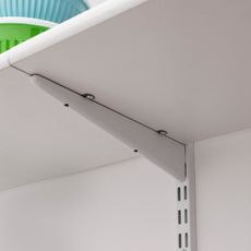 Nosník políc typu U pre ELEMENT SYSTEM, hĺbka 170 mm, sivý