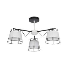 Luster na tyči 3xE27/60W/230V biela
