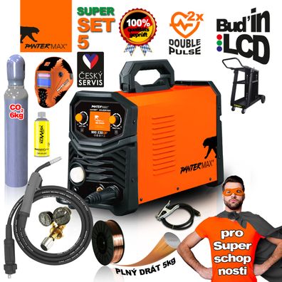 PANTERMAX® MIG230DP invertorová zváračka MIG/TIG/MMA SET5