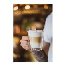 Sklenené hrnčeky v súprave 2 ks na cappuccino/dvojstenné 350 ml – Vialli Design