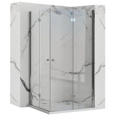 Sprchová kabína Rea Fold N2 transparentná, velikost 80x120