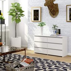 Komoda CL100 6SZ - biela