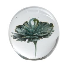Sklenené tažidlo (výška 8 cm) Flower – Light & Living