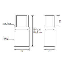Radius design cologne BIO krb voľne stojací Radius design cologne (SEMI FLAME 3L 553F)