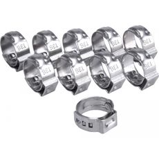 Spona na hadicu, 10ks, O13,8mm, INOX