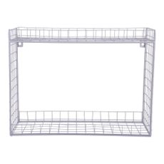 Fialová poschodová oceľová polica 40 cm Reja – PT LIVING