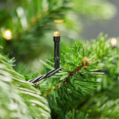 Nedis CLBO48 - LED Vianočná reťaz 48xLED/7 funkcií/3xAA 4,1m IP44 teplá biela