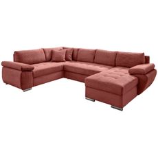 Livetastic SEDACIA SÚPRAVA, textil, koralová