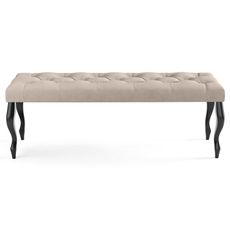 Lavica CHESTERFIELD 120x40 cm Svetlobéžová