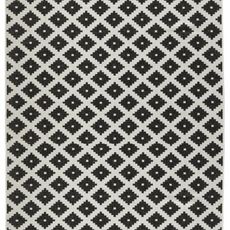 NORTHRUGS - Hanse Home koberce Kusový koberec Twin-Wendeteppiche 103124 schwarz creme – na von aj na doma - 200x290 cm