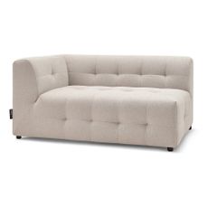 Béžový modul pohovky (ľavý roh) Kleber - Bobochic Paris