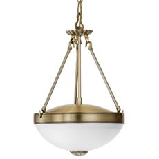 Eglo 82747 - Luster na reťazi SAVOY 2xE27/60W/230V bronzová