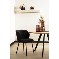 Čierna jedálenská stolička Elyna - Light & Living