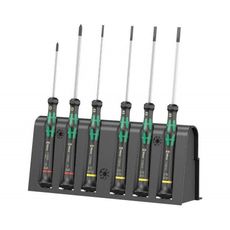 Wera 118152 Kraftform Micro 2035/6 B skrutkovače pre elektroniku (sada 6 kusov a stojan)