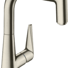 Drezová batéria Hansgrohe Talis Select M51 s vyťahovacou sprškou vzhľad nerezu 72822800