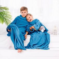 Decoking Deka s rukávmi Lazy Kids indigo, 90 x 105 cm