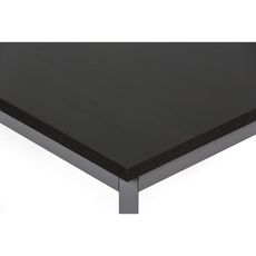 Jedálenský stôl TRIVIA, 120x80 cm, tmavo sivá podnož, wenge