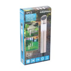 Grundig - SADA 3x LED solárna lampa LED/1,2V 600 mAh