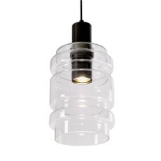 Závesný luster RADON na lanku 1xE27/40W/230V číry