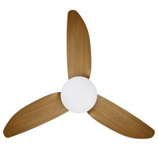 Brilagi-LED stmievateľný stropný ventilátor LED/30W/230V 3000-6500K čierna/hnedá