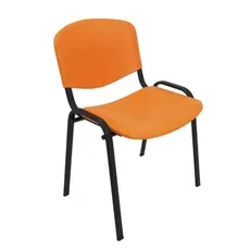 Konferenčná plastová stolička ISO Oranžová